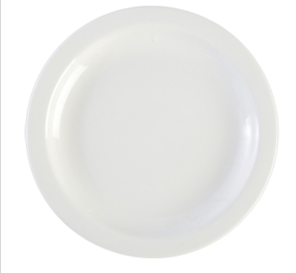 Plate 20.25Cm Blanco Continental China Nd