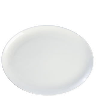 Platter 38Cm Oval Blanco Conti