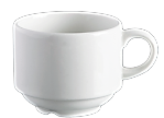 Cup 100ml Blanco Espresso Stacking Porcelain - Continental China Nd