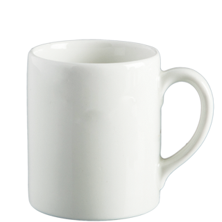 Mug 280Ml Straight Blanco Continental China Nd