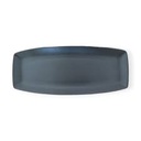 Platter 36.5X15.5Cm Curve Ele Matt Black Continental China