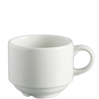 Cup 200Ml Stack Blanco Continental China Nd