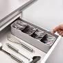 Cutlery And Tableware Draw Organizer 37X36X5Cm