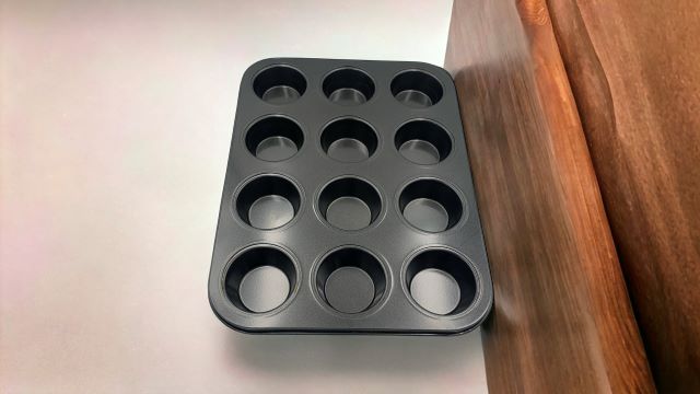 Muffin Pan 12Cup 35X26X3Cm Plain Non-Stick