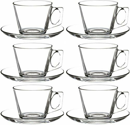 Vela Cup & Saucer 195cc 12pc Glass 97302