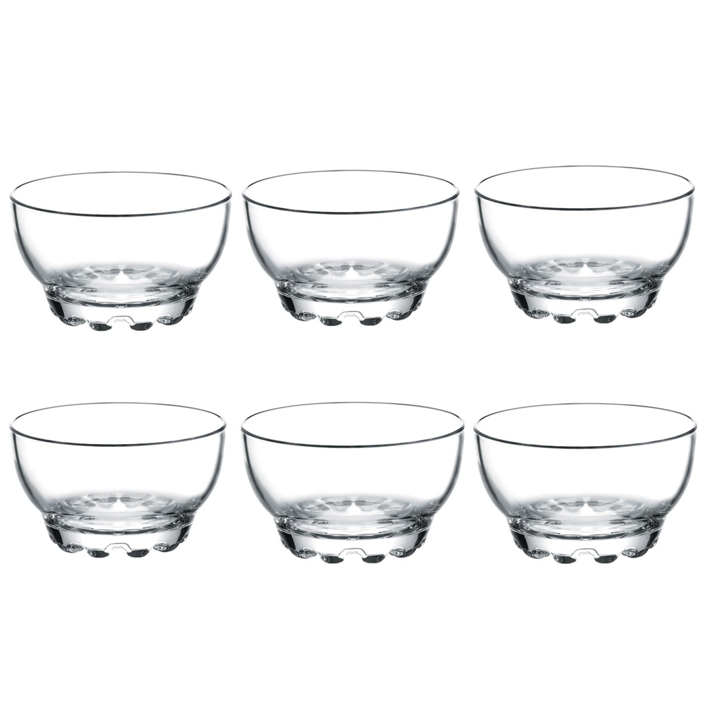 Karaman Bowls 6pc 280ml 105x60mm Dessert Glass 53523