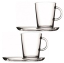 Tribeca Mug & Plate 4pc Set Glass 95781