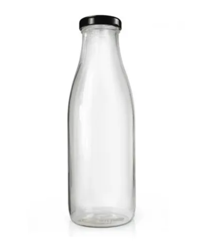 Bottle 250Ml Glass Ass/Lids 26657