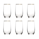 Carre Hiball 6Pc Gold Rim 41300