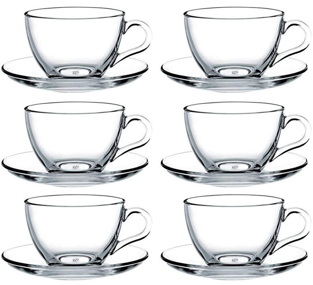 Cup & Saucer 12pc 90cc Espresso Basic 97984