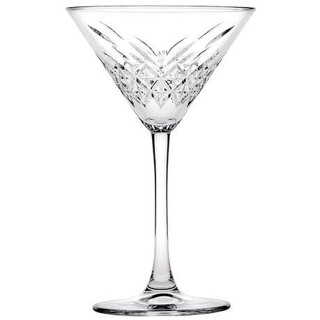 Timeless Martini 4pc 230ml Cut Glass 440176