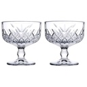 Timeless Ice Cream Cup 2pc 102.5mm Footed Cut Glass 440211