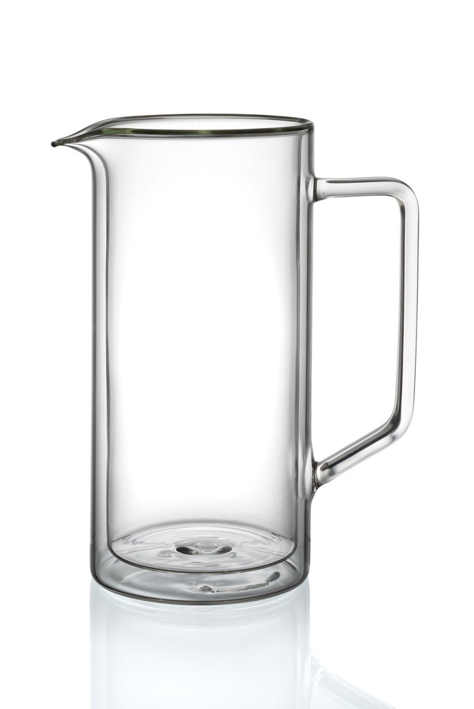 Jug 1000Ml Double Wall Glass Barista 10234