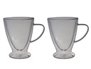 Mug Footed 300Ml 2Pc Double Wall Glass Barista 10194