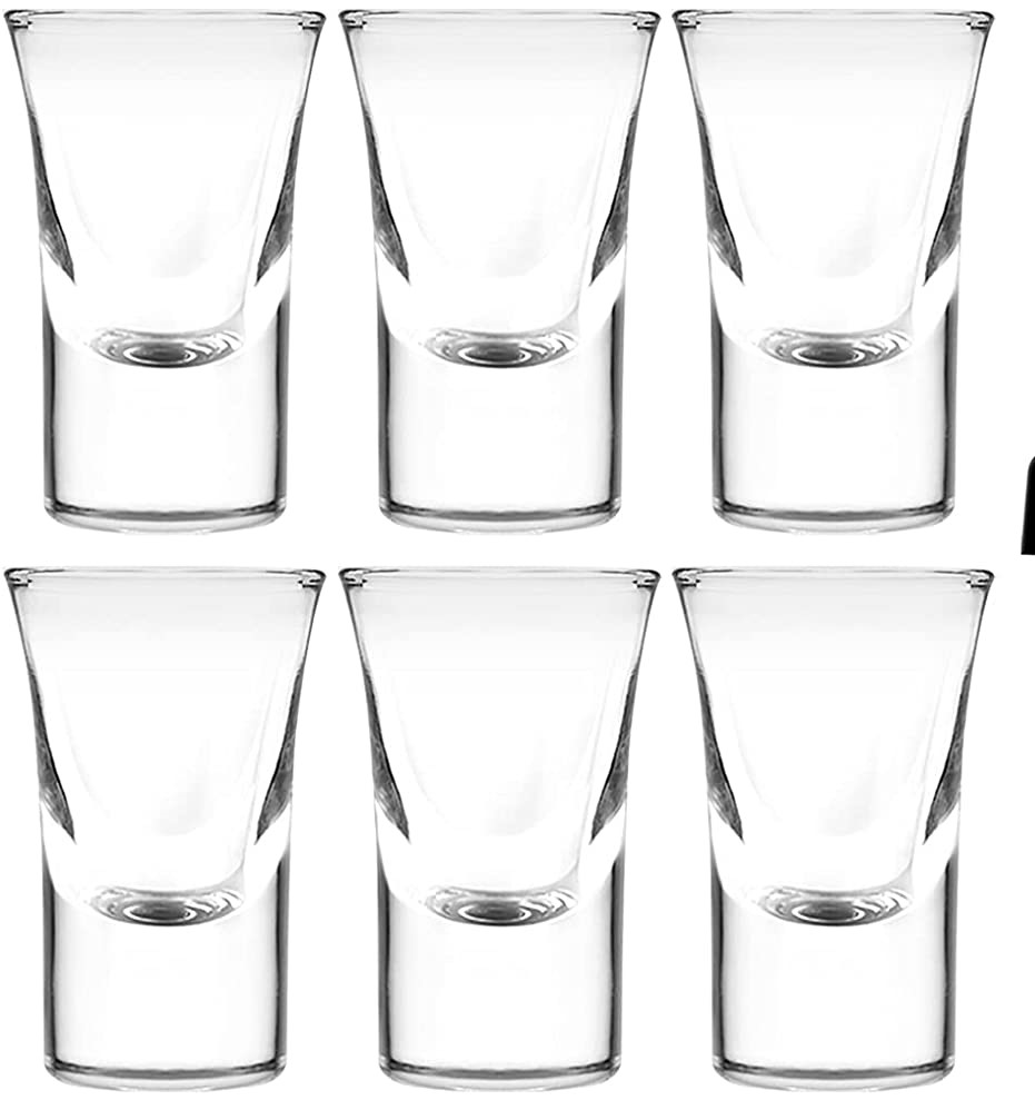 Shot Glass 50Ml 7X5Cm 6Pc Heavy Base 40324