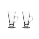 Mug 320Ml 2Pc Conical Double Wall Borosilicate Glass Barista 11404