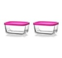 Cube Dish And Lid 2Pc 405Cc Cub235