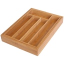 Cutlery Tray 34X29X5Cm 5 Division Expandable Bamboo 5500002017/21010