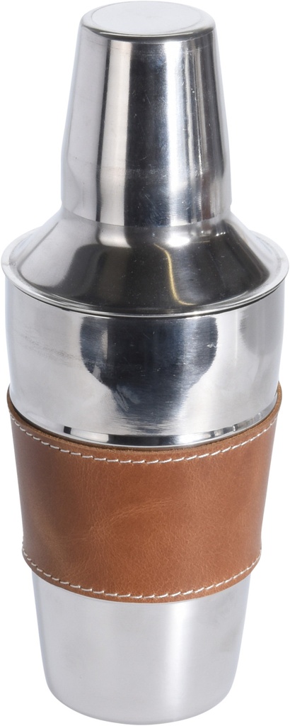 Cocktail Shaker 500Ml Ss/Leather 13107