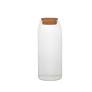 Canister 2L 23X7Cm Glass With Cork Lid 27043