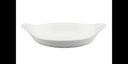 Dish 25X19.5X6.5Cm Boat Shaped Porcelain H141