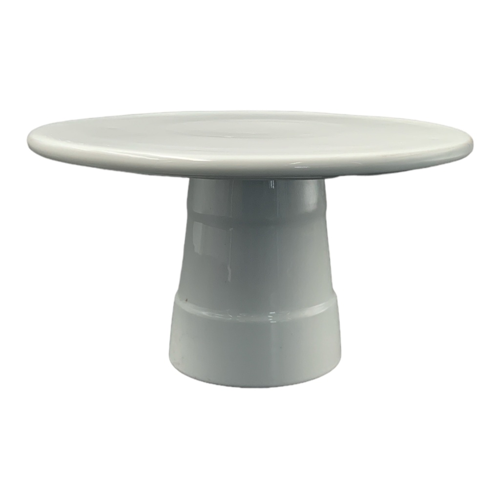 Cake Stand 20X11Cm White Porcelain Bj2202031