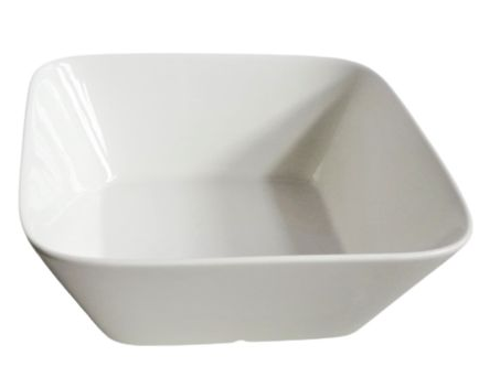 Bowl 20X20Cm Sqr Med Wht W10