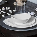 Dinner Set 12Pc Oval Opal White