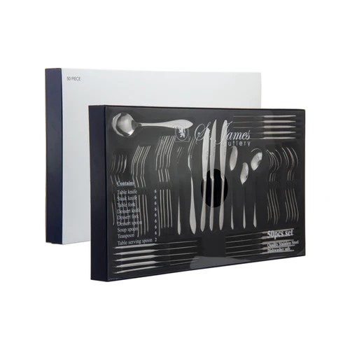 Cutlery Set 50Pc Kensignton Stainless Steel St.James 13090