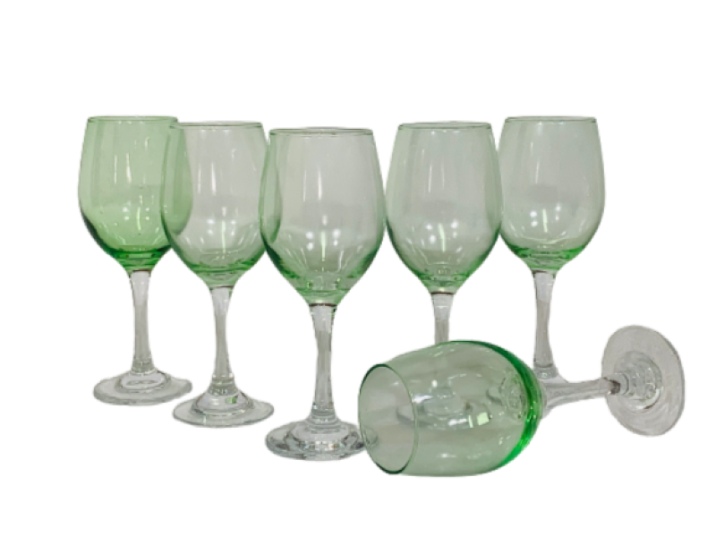 Wine Goblet 310Ml 6Pc Colours Rvt084