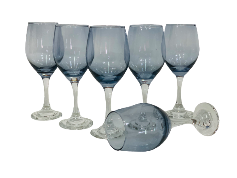 Wine Goblet 310Ml 6Pc Colours Rvt084