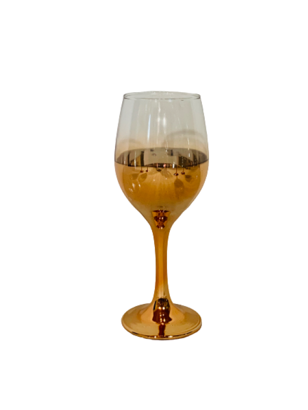 Wine Goblet 6Pc 310Ml Copper Base Rvt601