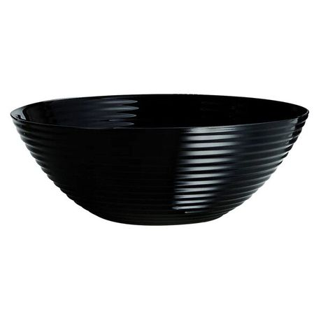 Bowl 27cm 3L Black Harena Opal Glass 39989