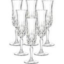 Champagne 6Pc Cut-Glass Rvt096