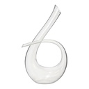 Decanter 37x21cm Swan Shaped Glass Rvt614