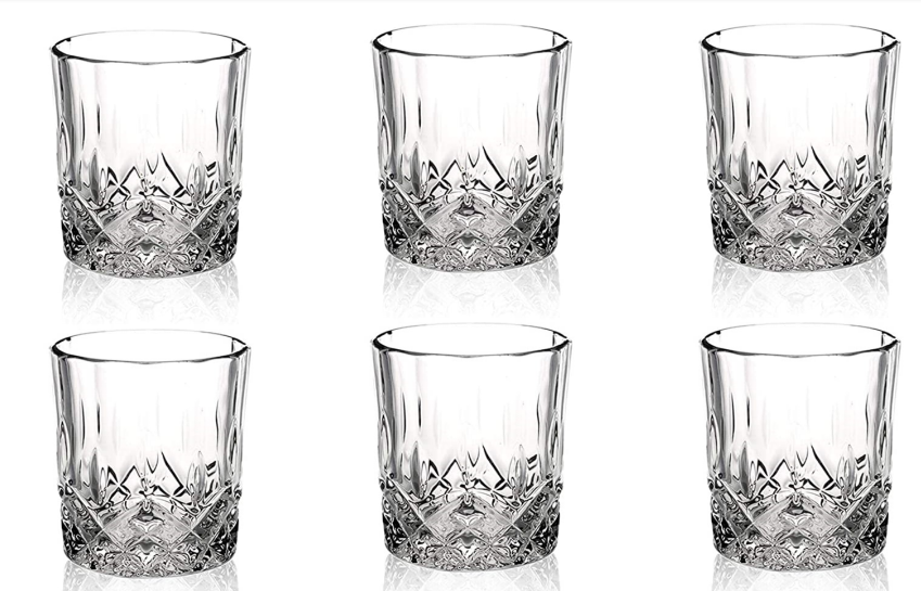 Whisky Tumbler 225Ml 6Pc Cut-Glass Rvt625