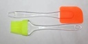 Pastry Brush And Spoon Set Silicone With Acrylic Handle