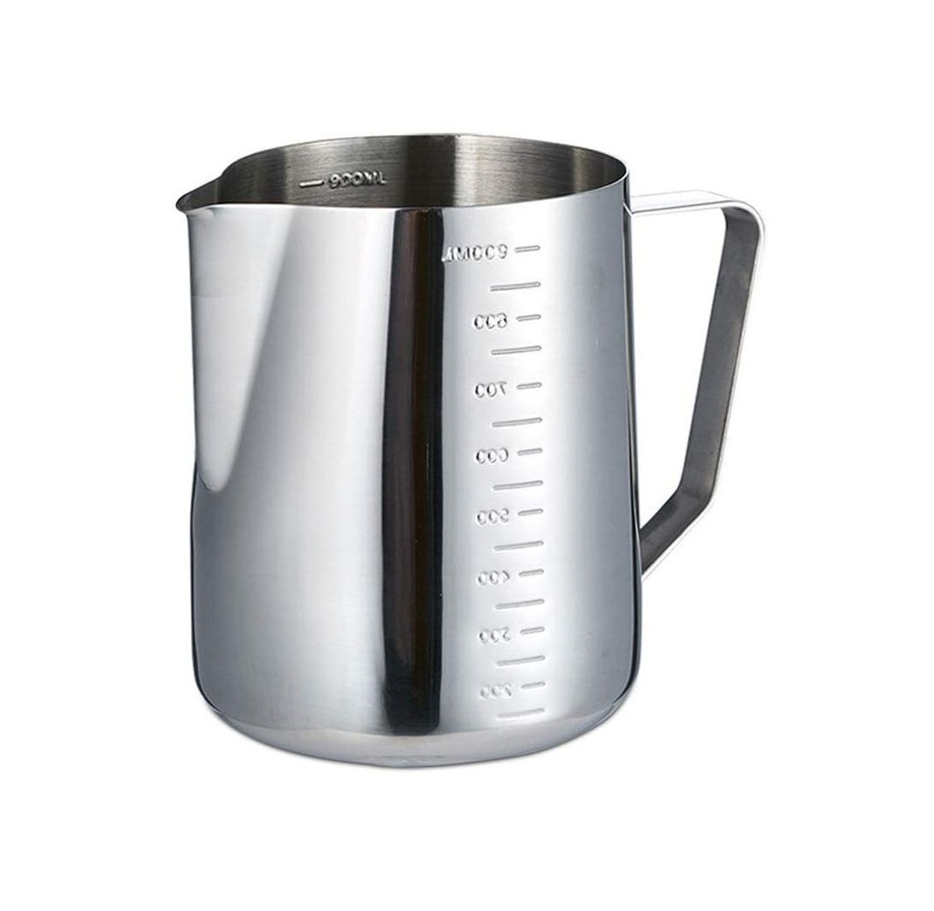 Frothing Jug 900Ml 13X8Cm Stainless Steel With Measurements