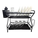 Dish Rack Flat 39X35Cm Black Ch257