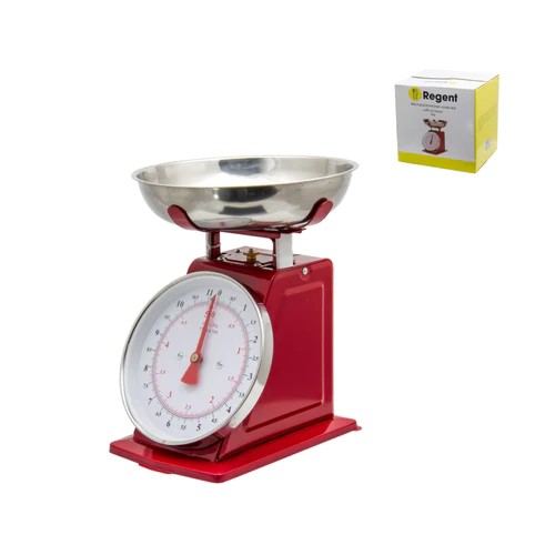 Kitchen Scale 5Kg Red Regent 28300