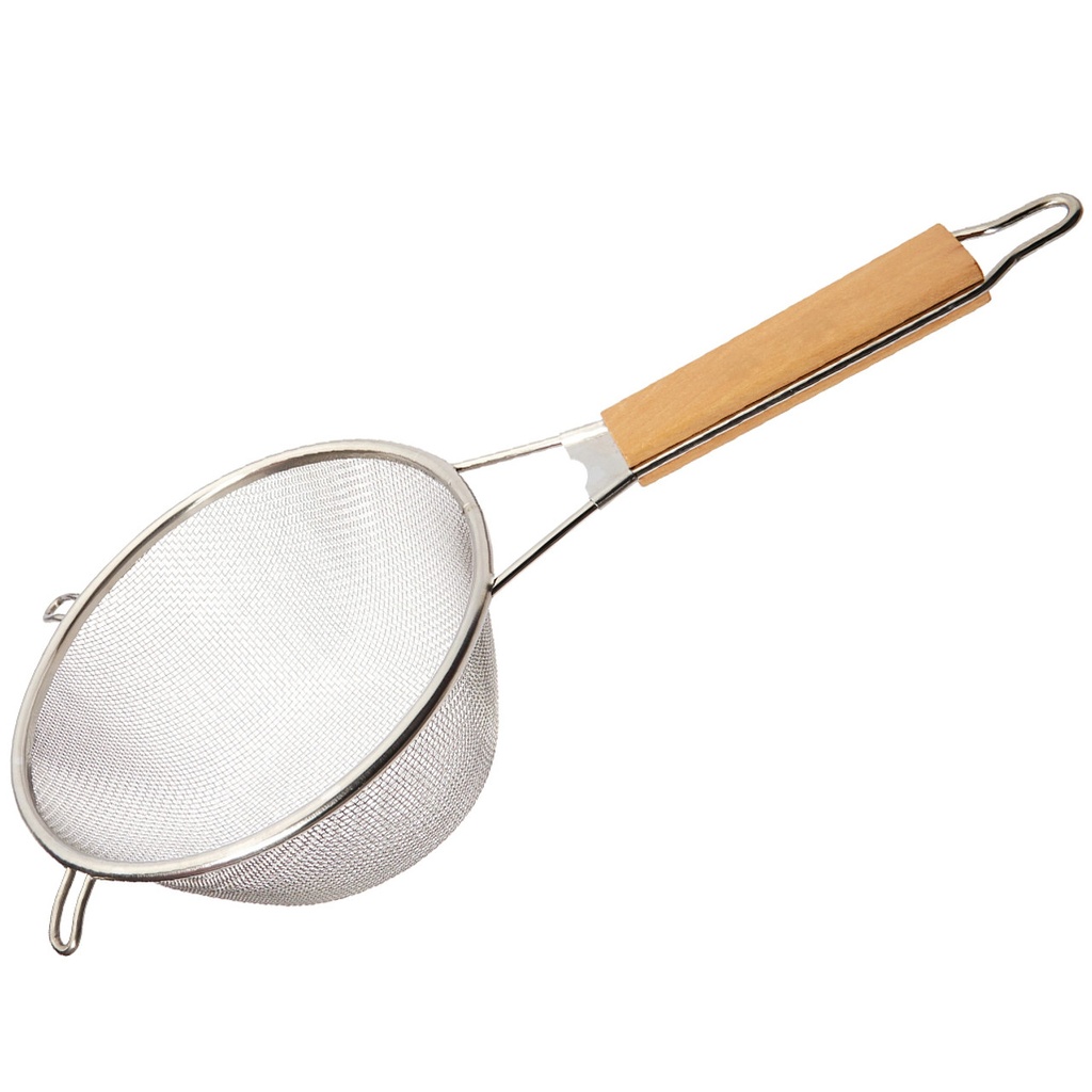 Strainer 21X8.5Cm Fine Mesh Stainless Steel With Wooden Handle N815001