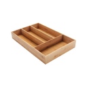 Cutlery Divider 32.5X24X4Cm 4 Division Bamboo