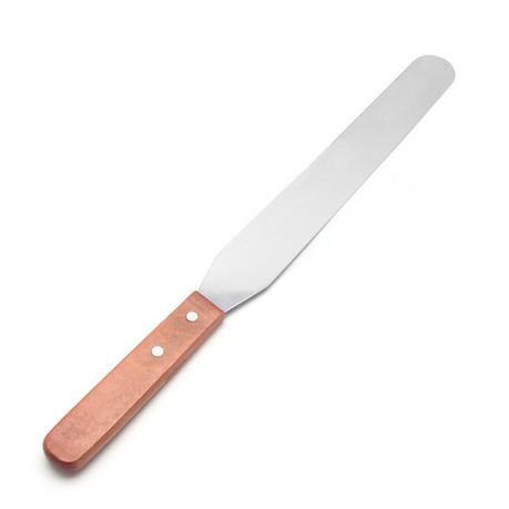 Spatula 24.5Cm/10Inch Straight With Wooden Handle 400021