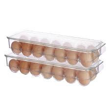 Egg Holder 14 Egg 37X12X8Cm Transparent - Storage Solutions