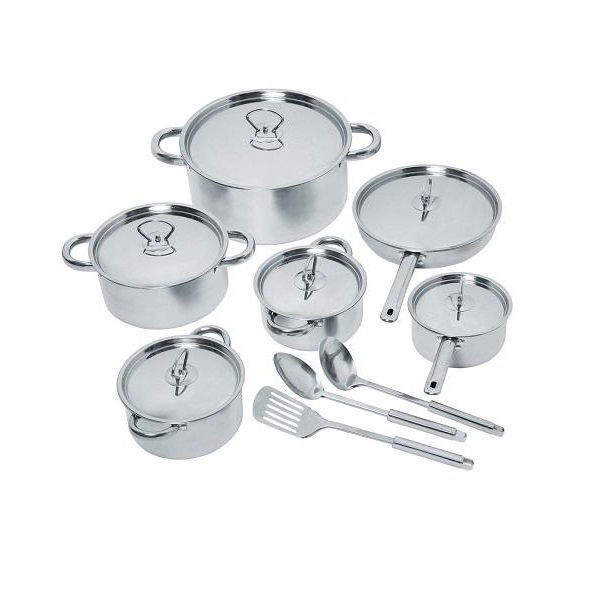 Pot Set 15pc Chukbok Stainless Steel