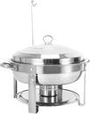 Chafing Dish 7.5L Round Stainless Steel