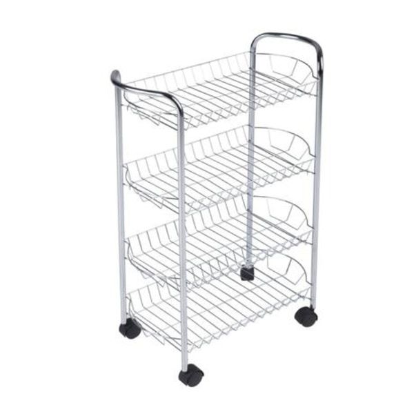 Vegetable Rack 4T Oblong Chrome Plated