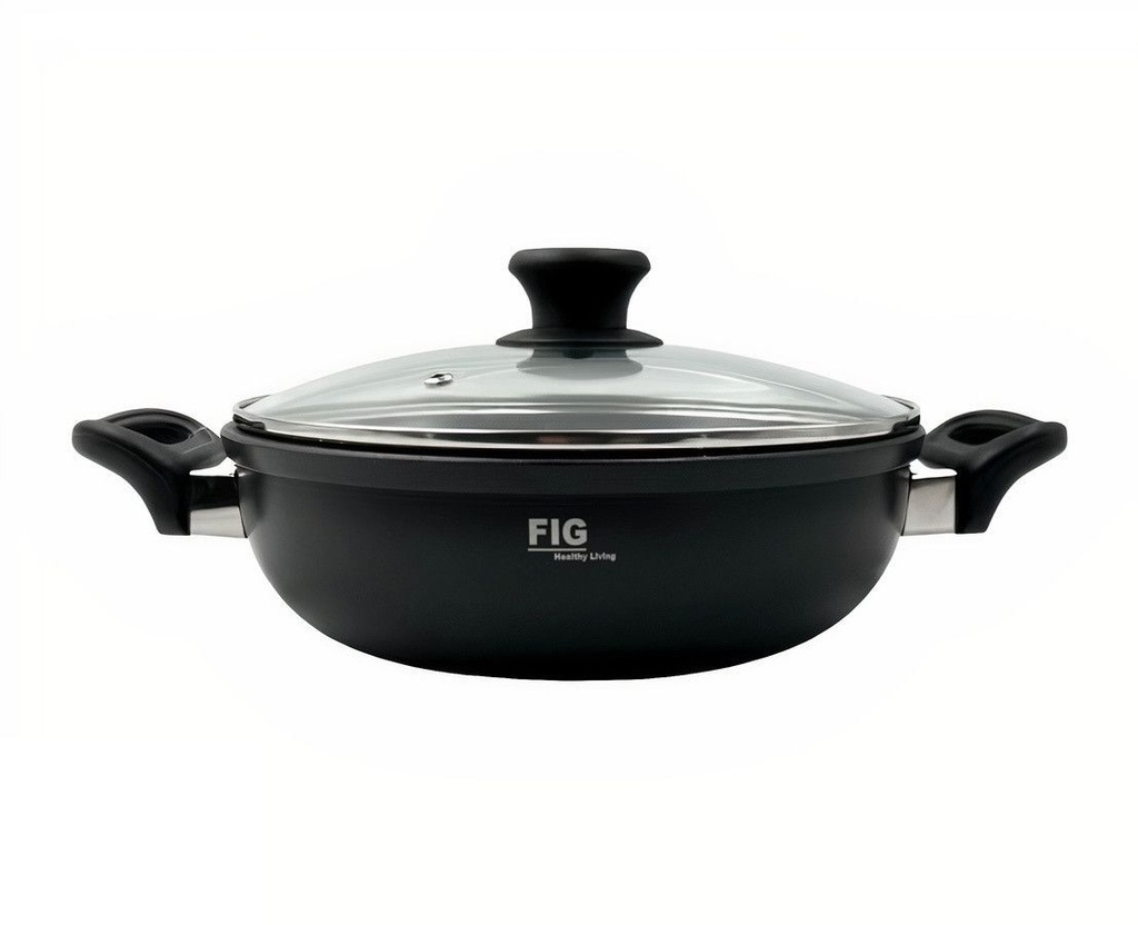 Fig Wok 24Cm W/Handles Figw24