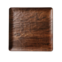 Plate 26X26Cm Square Wavy Hybrid Wooden Series Hw749