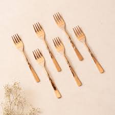 Table Fork 6Pc Rgold Teardrop 262-1